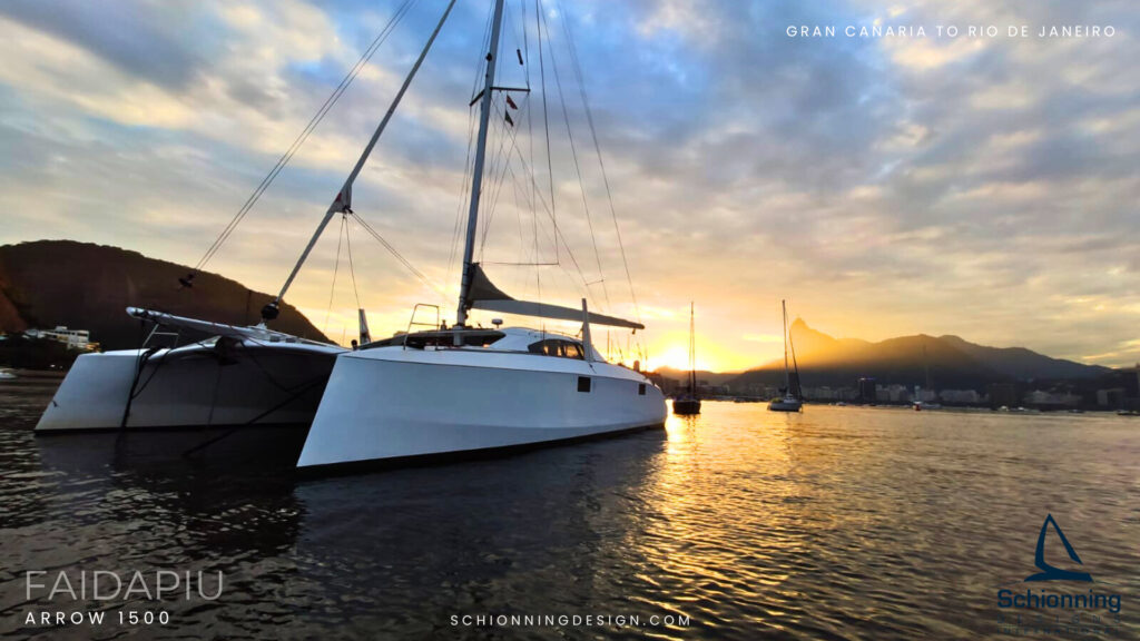 Faidapiu Arrow 1500 Sailing Performance Review Trip from Gran Canaria to Rio de Janeiro