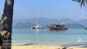 Solitaire 1490 – Escapade | Thailand - Schionning Design: Solitaire 1490 - Vessel Name: Escapade - Build Type: Professional Yard Build - Builder: Pantawee Marine - Location: Thailand - Status: Completed 'Escapade' Solitaire 1490 Catamaran Design by Schionning Designs is a professionally constructed Solitaire 1490 built by Pantawee Marine in Thailand on behalf of a private owner. Demonstrating the refined craftsmanship, structural quality, and performance potential of Schionning Designs’ composite catamaran engineering. Built for a private owner, the project showcases the capabilities of an experienced production yard combined with Schionning Designs’ proven engineering, CNC construction systems, and composite methodologies. The Solitaire 1490 is a high-performance cruising catamaran featuring efficient hull forms, lightweight structure, and a powerful yet manageable sail plan. The design delivers fast passagemaking, excellent seakeeping, and comfortable accommodation for extended cruising. This build reflects a strong focus on structural integrity, precision assembly, and high-quality composite workmanship throughout all stages of construction. Professional Catamaran Build Overview * Design: Solitaire 1490 * Vessel Name: Escapade * Build Type: Professional Yard Build * Builder: Pantawee Marine * Location: Thailand * Construction: Foam sandwich composite * Status: Completed * Designer: Schionning Designs Solitaire 1490 Catamaran Design Characteristics * Slender, efficient hulls for high-speed performance * Lightweight composite structure * Good bridgedeck clearance * Performance-oriented rig and appendages * Offshore-capable cruising platform Solitaire 1490 Catamaran Construction Highlights * CNC-cut foam core panels * Epoxy composite laminates * Precision jigging and alignment * High-quality finish and detailing * Yard-controlled quality systems Interested in building your own Solitaire 1490 or another Schionning design? Contact Schionning Designs to discuss plan options, kit availability, and technical support. Email: info@schionningdesign.com Web: www.schionningdesign.com