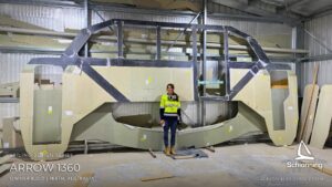 Schionning Designs Arrow 1360 Catamaran Arrow 1360 - Owner Build - Perth Australia - Schionning Design: Arrow 1360 Build Type: Owner Build Location: Perth, Australia Status: In Progress Build Story: Onika’s Ocean – Building Our 45ft Catamaran