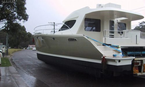 Alaskan 41 Power Catamaran Launch Schionning Designs