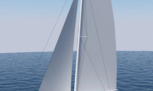 External CAD Render - Arrow 1500 Sailing Catamaran Commercial Design - SDI
