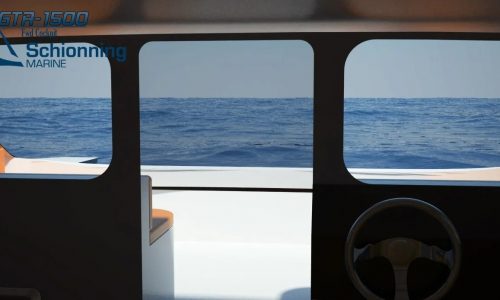 Growler 1500 GTR Power Catamaran Interior CAD - SDI - Schionning Designs International