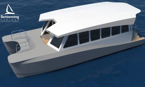 Prowler 1100 Water Taxi Catamaran by Schionning Designs 6