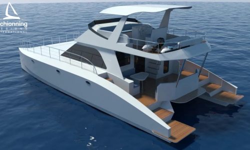 Prowler 1360 Power Catamaran - SDI - Schionning Designs International