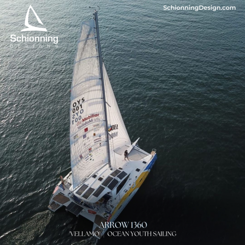Schionning Designs Arrow 1360 Catamaran - Ocean Youth Sailing Vellamo